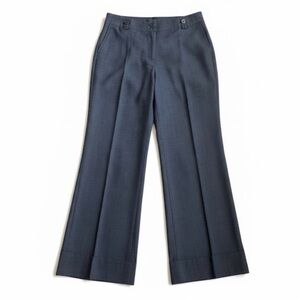 Marisa Wide-Leg Chinos - Petite Denim-Style Dress Pants- Size 4P